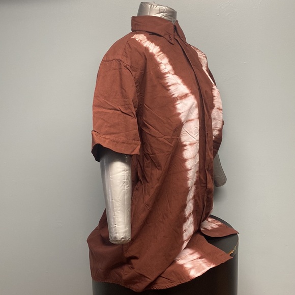 BLUE TIBET BUTTON DOWN - Picture 5 of 6